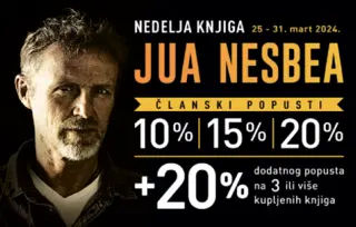 Nedelja knjiga Jua Nesbea od 25. do 31. marta!