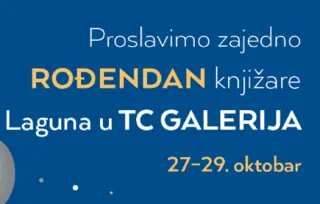 Proslavimo zajedno rođendan knjižare Laguna u TC Galerija!