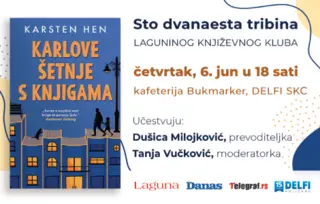 Da li knjige povezuju ljude? „Karlove šetnje s knjigama“ u okviru Laguninog književnog kluba 6. juna