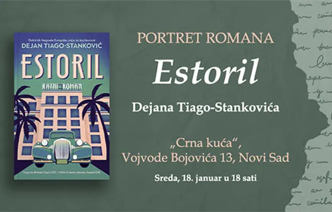 Književni klabing u Novom Sadu: Portret romana „Estoril“ Dejana Tiago-Stankovića