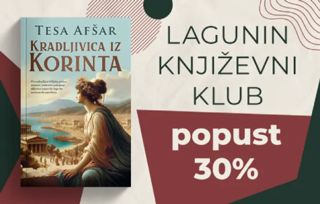 Roman „Kradljivica iz Korinta“ Tese Afšar tema 124. tribine Laguninog književnog kluba