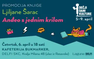 Predstavljanje knjige „Anđeo s jednim krilom“ na Dečjim danima kulture
