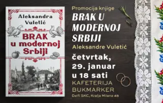 Kako su se brak i društvo menjali zajedno: promocija knjige „Brak u modernoj Srbiji“ 29. januara
