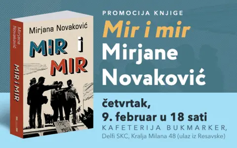 Promocija knjige „Mir i mir“ Mirjane Novaković 9. februara - slika 1