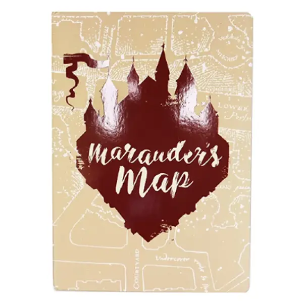 Slika 0 - Notes Flex A5 - Harry Potter, Marauders Map