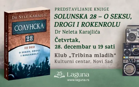 Dr Nele Karajlić predstavlja „Solunsku 28“ u Novom Sadu 28. 12. - slika 1