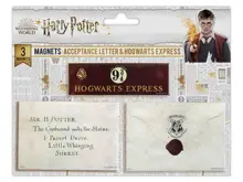 Magneti set 3 - Harry Potter, Acceptance Letter and Platform 9 3/4