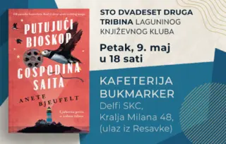 Male stvari koje osvetljavaju svet – Lagunin književni klub o romanu „Putujući bioskop gospodina Saita“ 9. maja