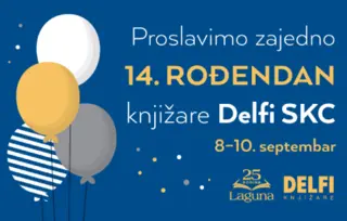Delfi knjižara SKC slavi 14. rođendan!
