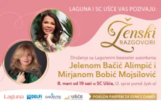 Ženski razgovori sa Jelenom Bačić Alimpić i Mirjanom Bobić Mojsilović 8. marta u SC Ušće