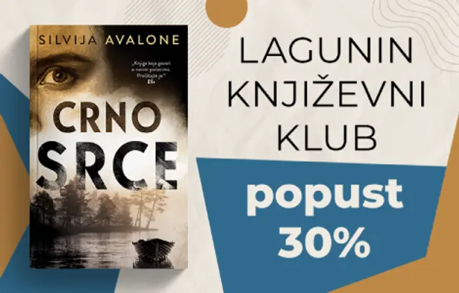 „Crno srce“ u okviru Laguninog književnog kluba u oktobru – popust 30%