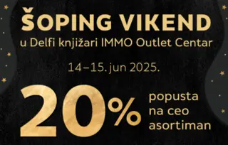 Šoping vikend u Delfi knjižari Immo Outlet Centar: 20% popusta na ceo asortiman
