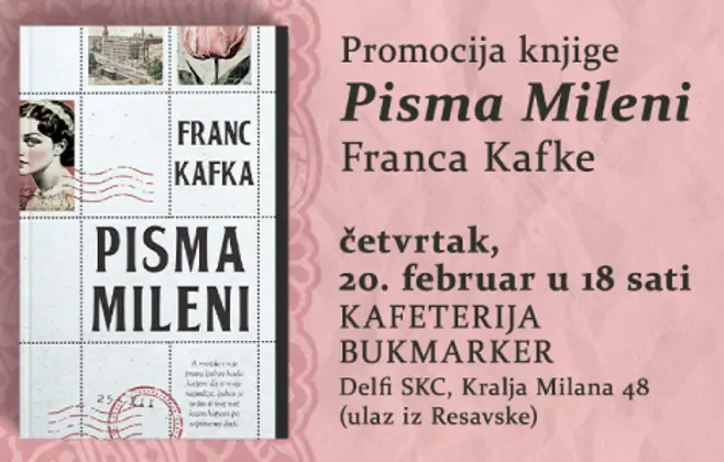 Promocija knjige „Pisma Mileni“ 20. februara