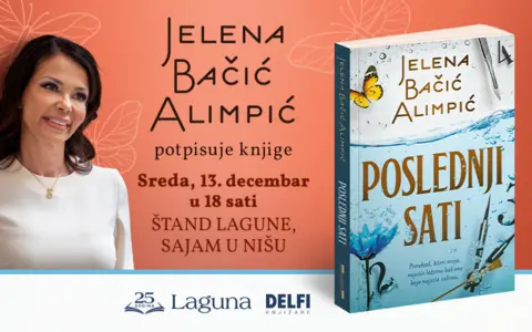 Jelena Bačić Alimpić na Sajmu knjiga u Nišu 13. decembra - slika 1