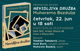Promocija knjige „Nevidljiva družba“ Muharema Bazdulja 22. juna