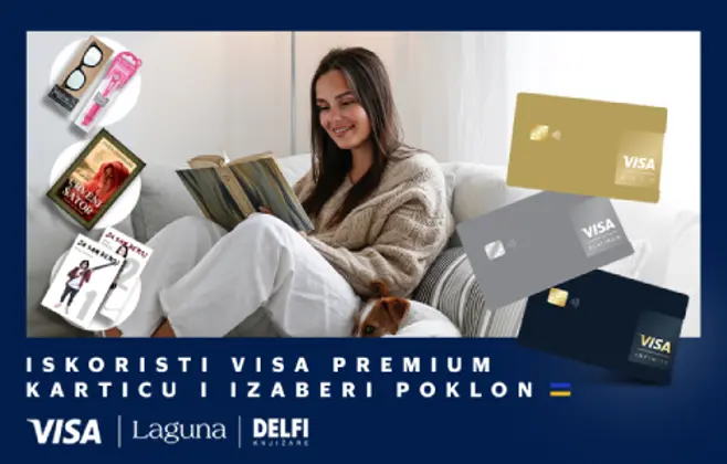 Kompanija Visa i Izdavačka kuća Laguna nastavljaju dugogodišnju uspešnu saradnju još jednom sjajnom akcijom