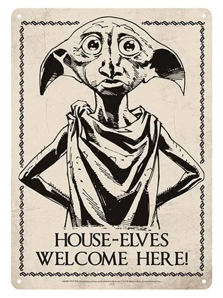 Slika 0 - Mali limeni znak - Harry Potter, Dobby