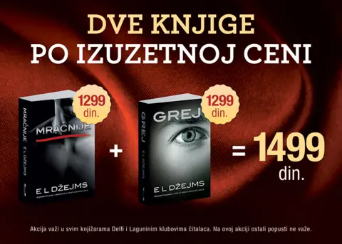 Roman „Grej“ za samo 200 dinara u Laguninoj akciji! - slika 1