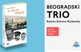Razgovor o romanu „Beogradski trio“ u Francuskom institutu