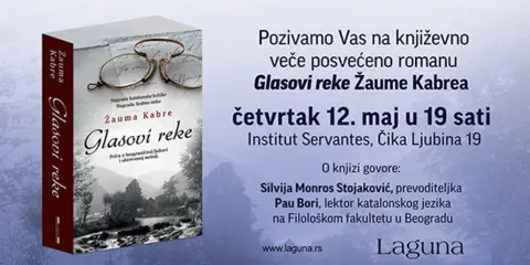 O knjizi „Glasovi reke“ Žaume Kabrea u Institutu Servantes 12. maja u 19 sati - slika 1