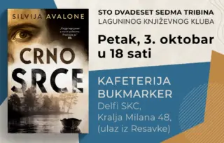 Knjiga koja govori o novim počecima – o romanu „Crno srce“ u petak u okviru Laguninog književnog kluba