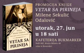 Promocija knjige „Vetar sa Pirineja“ Milene Sekulić Odalović 27. juna
