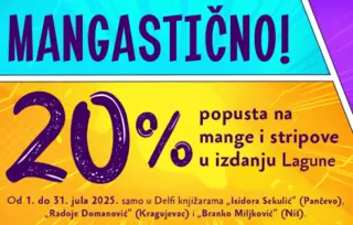 Mangastično leto uz 20% popusta na Lagunina izdanja mangi i stripova!