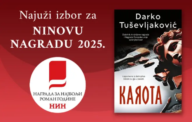 „Karota“ Darka Tuševljakovića u finalu Ninove nagrade!
