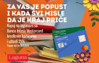 Uz Banca Intesa MASTERCARD kreditne kartice popust 25%