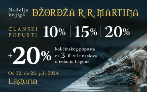 Nedelja knjiga Džordža R. R. Martina od 22. do 28. jula 2024! - slika 1