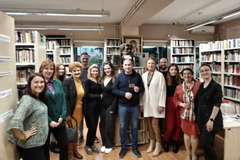 Ljubenović u Gradskoj biblioteci u Novom Sadu - slika 1