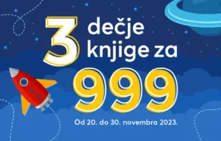 Izuzetna akcija za najmlađe: „3 dečje knjige za 999“