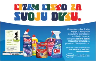 Čitam čisto za svoju dušu: prolećna akcija uz Lagunu i Henkel
