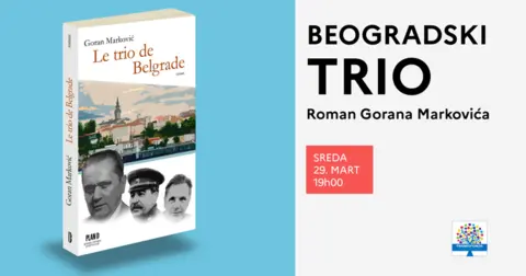 Razgovor o romanu „Beogradski trio“ u Francuskom institutu - slika 1