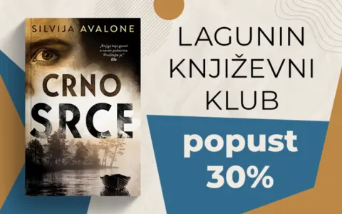„Crno srce“ u okviru Laguninog književnog kluba u oktobru – popust 30% - slika 1