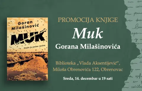 Goran Milašinović predstavlja „Muk“ u Obrenovcu - slika 1