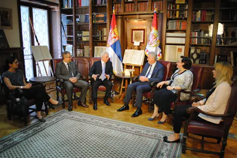 Mario Vargas Ljosa kod predsednika države - slika 1