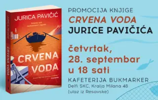 Jurica Pavičić u Beogradu na promociji knjige „Crvena voda“