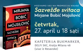 Mirjana Bobić Mojsilović predstavlja novi roman 27. aprila