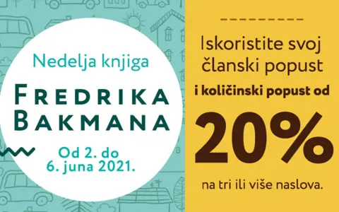 Šta bi tebe iznenadilo? Akcija na knjige Fredrika Bakmana! - slika 1
