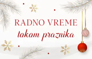 Radno vreme knjižara Delfi i korisničkog centra tokom novogodišnjih i božićnih praznika