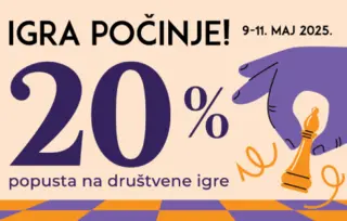 Igra počinje! 20% popusta na društvene igre!
