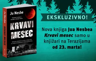 Ekskluzivno! „Krvavi mesec“ Jua Nesbea od 23. marta samo u knjižari na Terazijama!