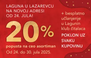 Laguna u Lazarevcu na novoj adresi od 24. jula! Vidimo se u Karađorđevoj 35!