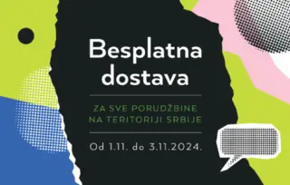 Besplatna isporuka od 1. do 3. novembra samo preko laguna.rs i delfi.rs