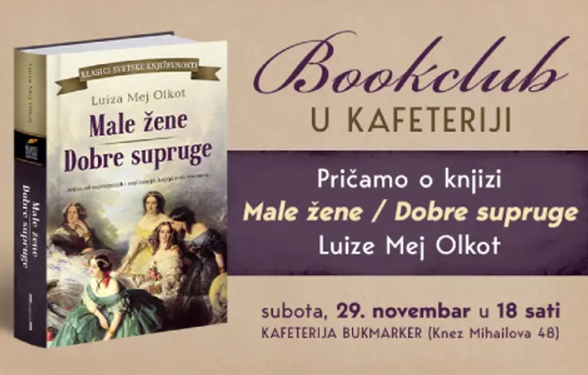 Prvi Bookclub sastanak u kafeteriji Bukmarker u Knezu!