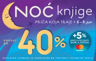 Dodatni popusti u Noći knjige za korisnike Mastercard kreditnih kartica Banca Intesa