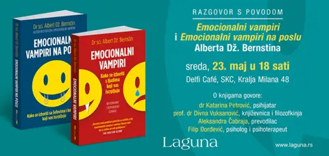 Razgovor o knjigama „Emocionalni vampiri“ i „Emocionalni vampiri na poslu“ 23. maja - slika 1