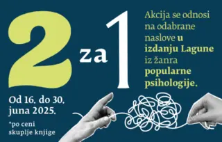 Akcija koja se ne propušta! „2 za 1“– kupite jednu, a drugu knjigu dobijate za 1 dinar