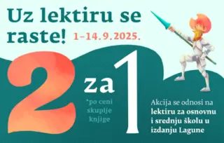 Uz lektiru se raste! Akcija „2 za 1“ na školsku lektiru u izdanju Lagune!